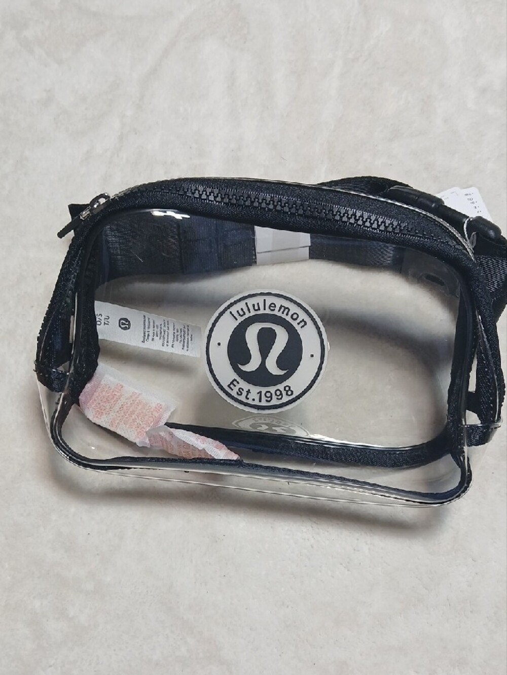 lululemon athletica Clear Belt Bag with Black Trim - Picture 5 of 5